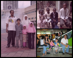 perheet Malesiasta, Keniasta ja Singaporesta