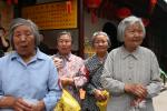 Neljä vanhempaa naista Kiinassa