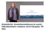 Kuvassa on verkkokaappauskuva ilmasto-koulutusvideosta osa 1