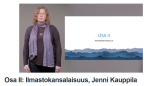 Kuvassa on verkkokaappaus ilmasto-koulutuksen videosta 2. 