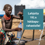 Lahjoita YK:n hätäapurahastolle