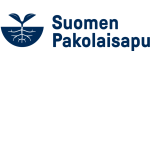 Suomen Pakolaisapu logo taimi, joka juurtuu