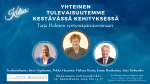 Kuvassa Jutta Urpilainen, Tarja Halonen ja Pekka Haavisto
