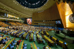 YK:n yleiskokoussali, 77. istunto. Kuva: UN Photo