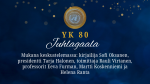 YK 80 juhlagaala, Mukana keskustelemassa: kirjailija Sofi Oksanen, presidentti Tarja Halonen, toimittaja Rauli Virtanen, professorit Eeva Furman, Martti Koskenniemi ja Helena Ranta