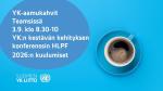 YK-aamukahvit  Teamsissä 3.9. klo 8.30-10  YK:n kestävän kehityksen konferenssin HLPF  2026:n kuulumiset