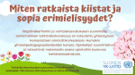 Materiaali toiminnalliseen tuokioon