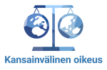 Kansainvälinen oikeus -piktogrammi