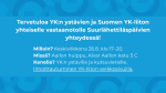 Tervetuloa suurlähettiläspäivien vastaanotolle 26.8.22026